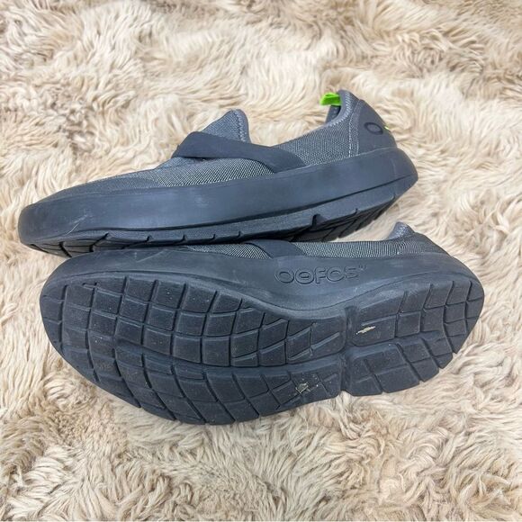OOFOS Gray Slip-On Athletic Shoes - Picture 5 of 8